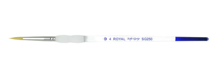 Sg Gold Taklon Round 4 Paint Brush jb-37567