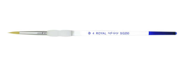 Sg Gold Taklon Round 4 Paint Brush jb-37567
