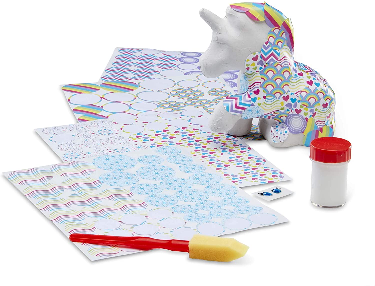 M&D Decoupage Unicorn Melissa & Doug mw-17006_879a5ed1-2e2a-4042-aff0-b7a8b26561f3
